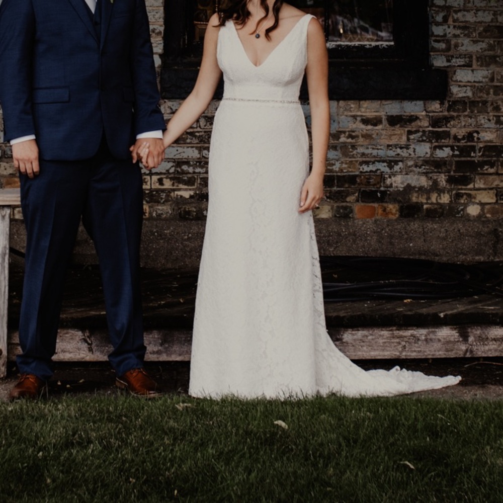 Sarah Seven Custom Lane Wedding Gown